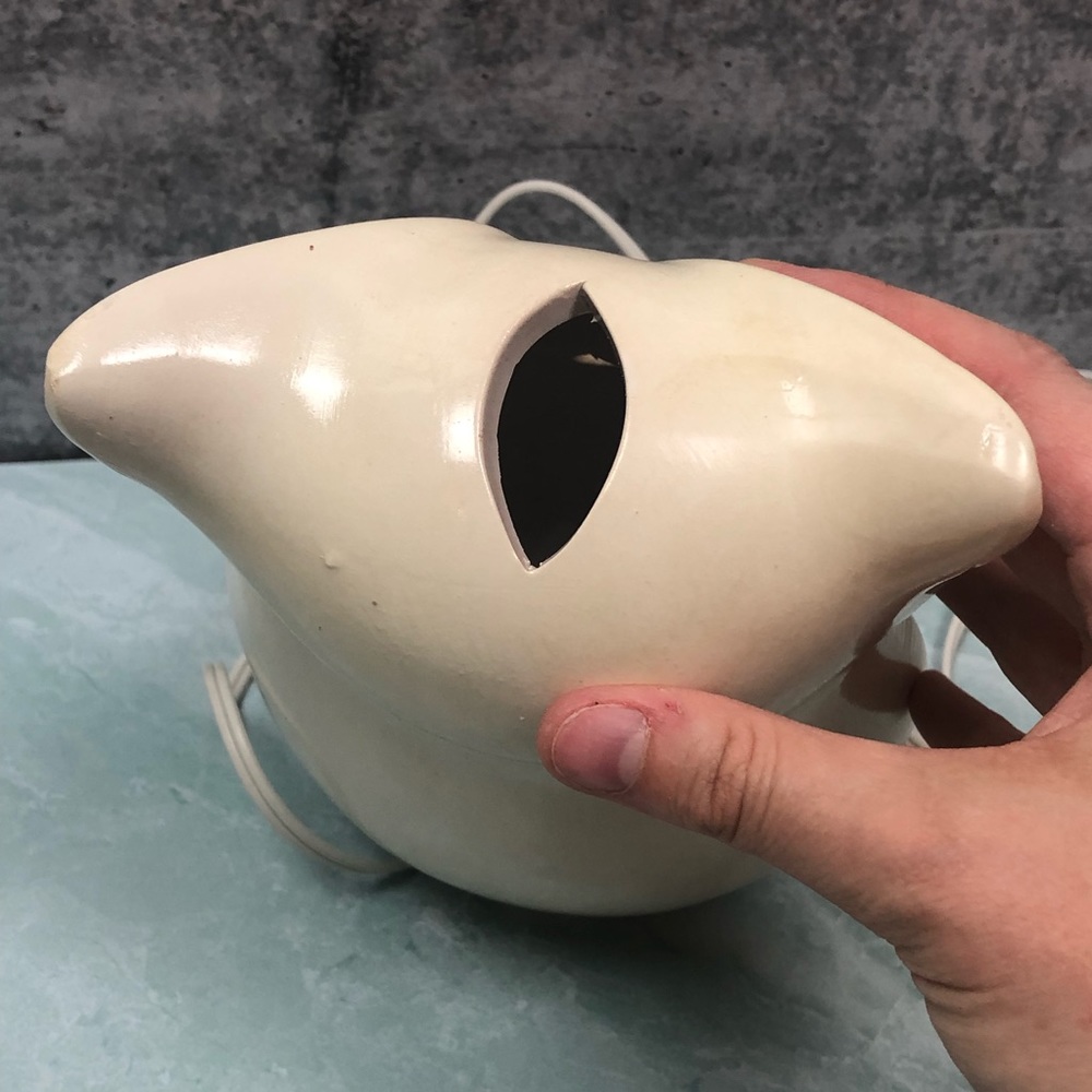 Vintage cream Owl desk lamp excellent condition - Picture 4 of 5